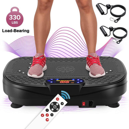 【Saygogo】Vibration Plate Exercise Machine with Bluetooth Lymphatic Drainage Machine, Whole Body Workout Vibration Platform for Wellness and Fitness