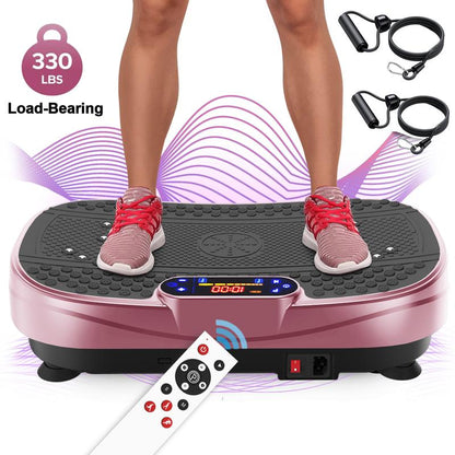 【Saygogo】Vibration Plate Exercise Machine with Bluetooth Lymphatic Drainage Machine, Whole Body Workout Vibration Platform for Wellness and Fitness